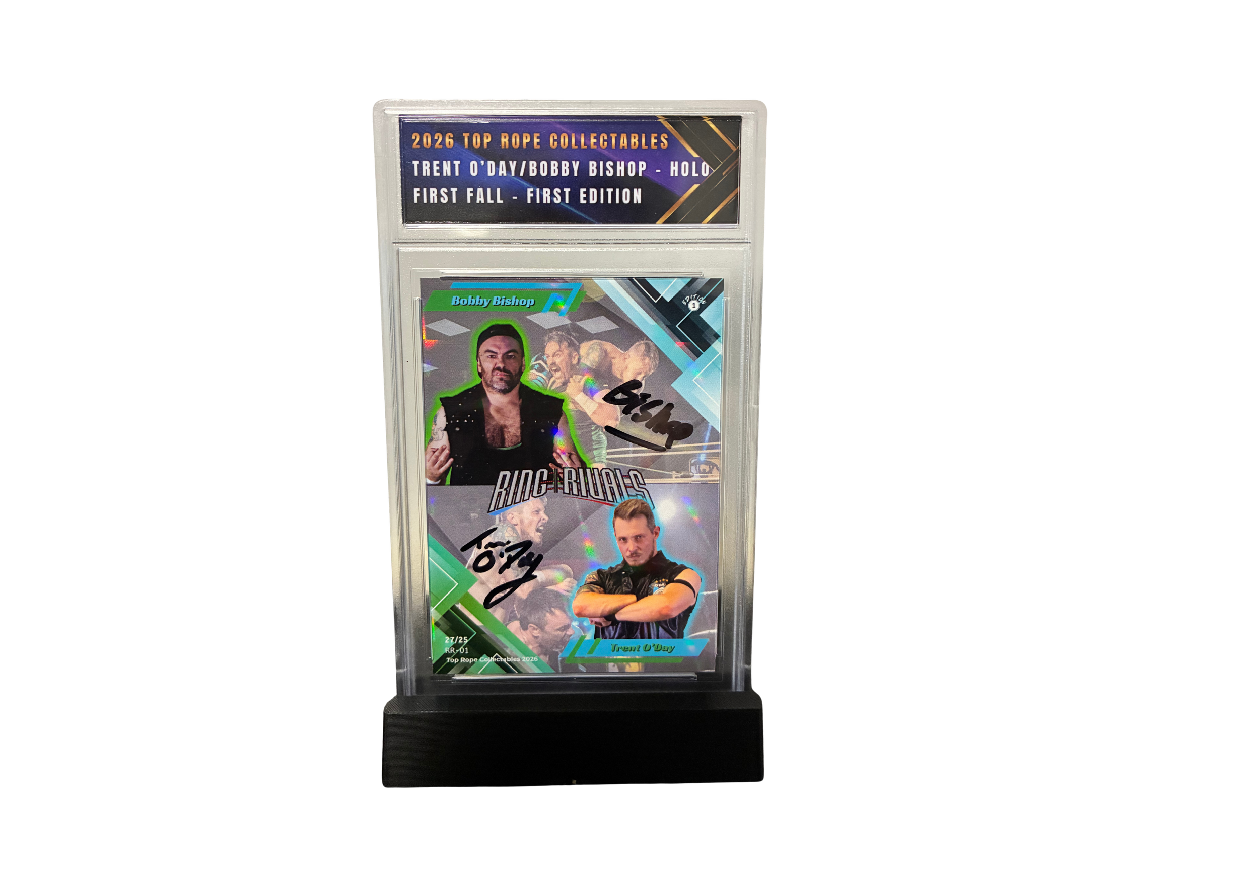 RING RIVALS - Bobby Bishop/Trent O'Day - SIGNED