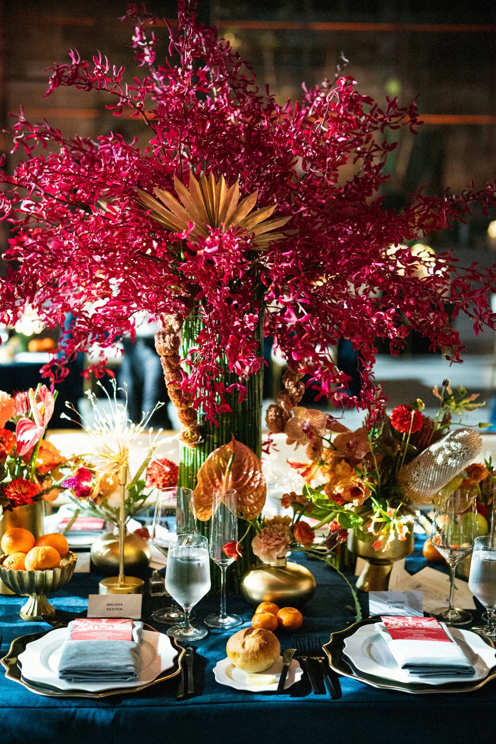 Luxury wedding at the MFA, Boston - Table design