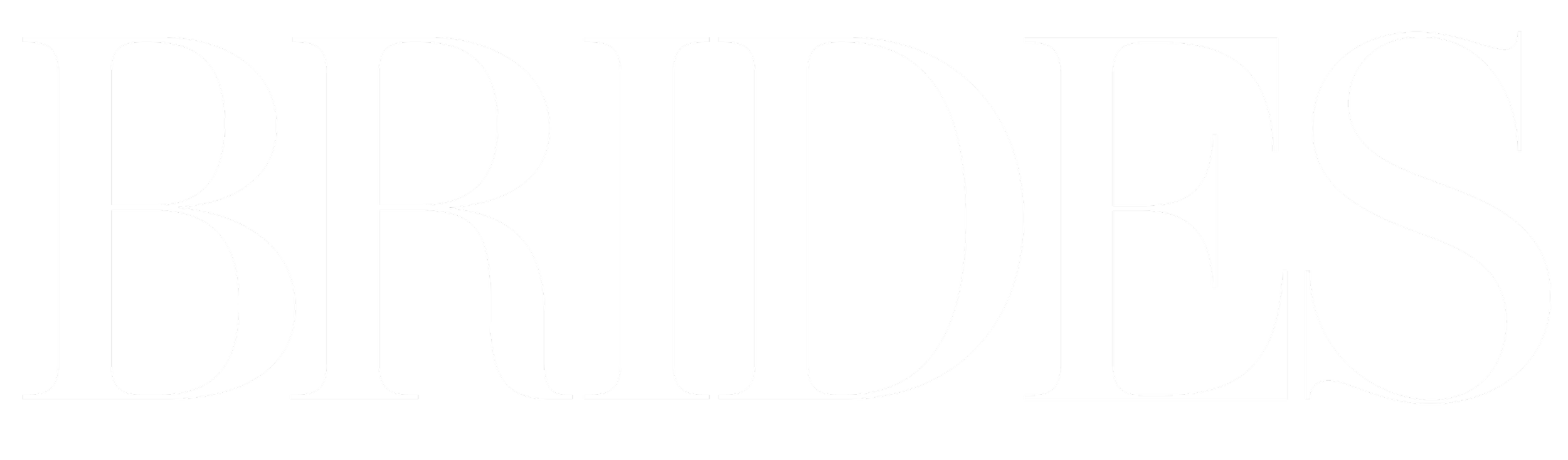 Text reading 'BRENDA'S' in tall, white letters with a black background.
