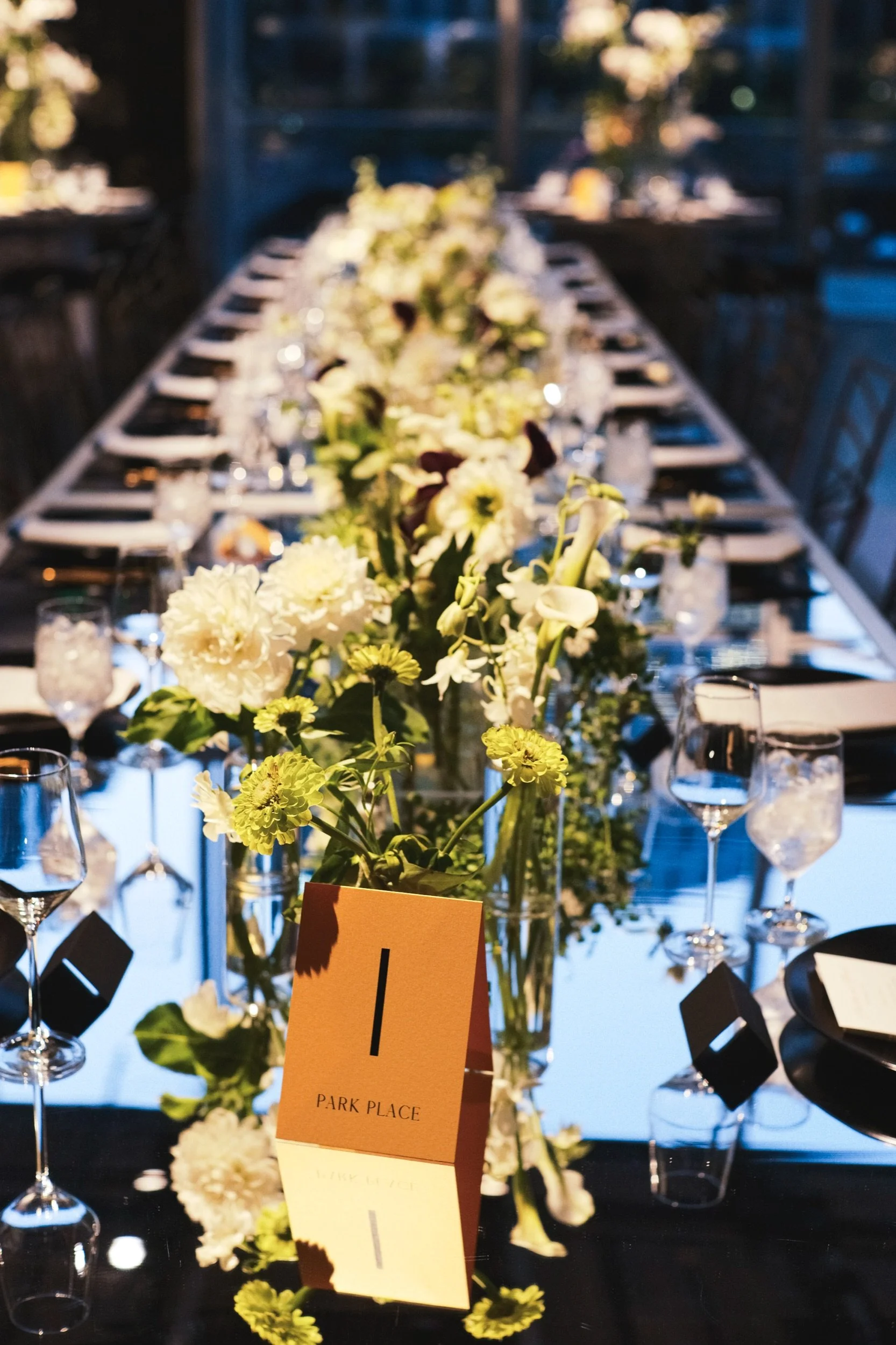 Wedding ICA Boston - Table setting