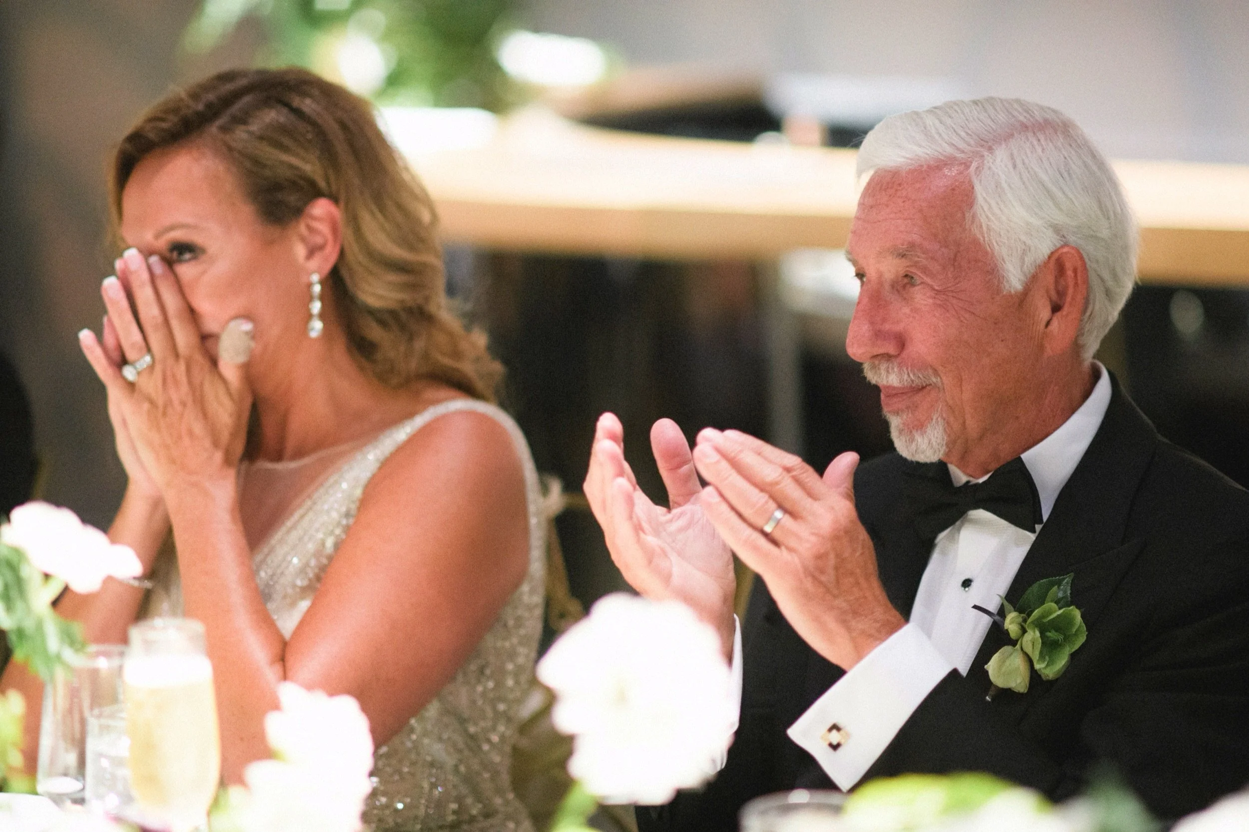 Wedding ICA Boston - Couple crying