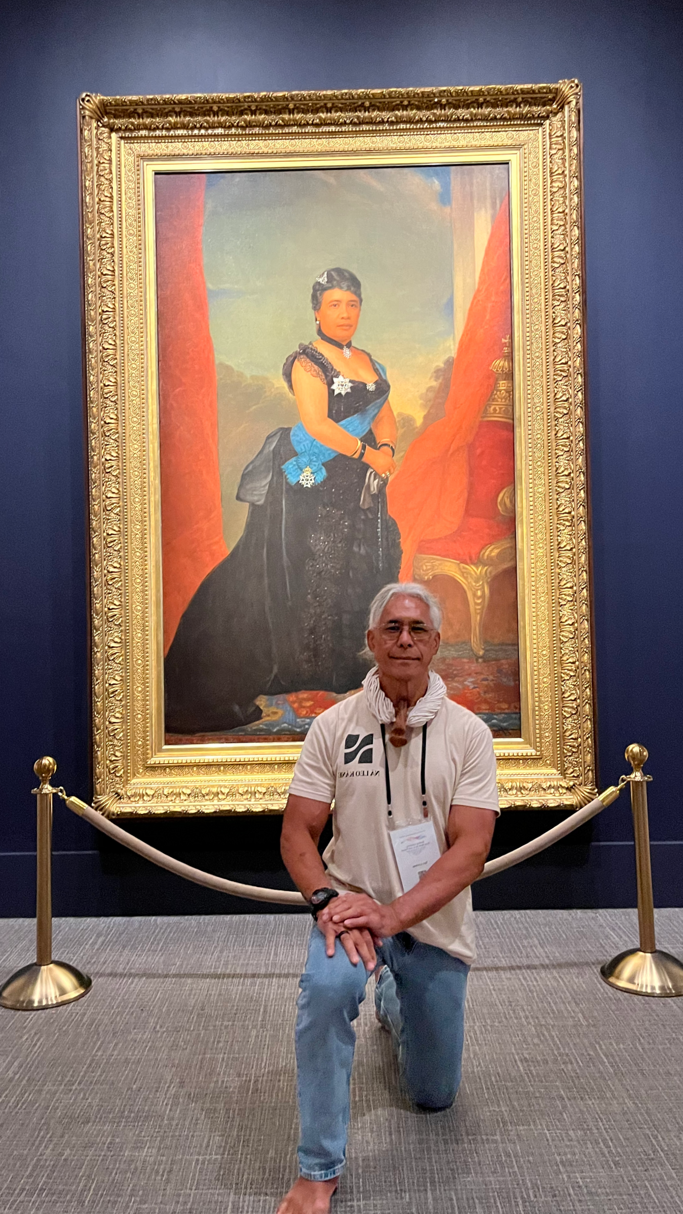 Queen Lili'uokalani portrait, DW Reynolds Center for American Art and Portraiture, Smithsonian Washington D.C 