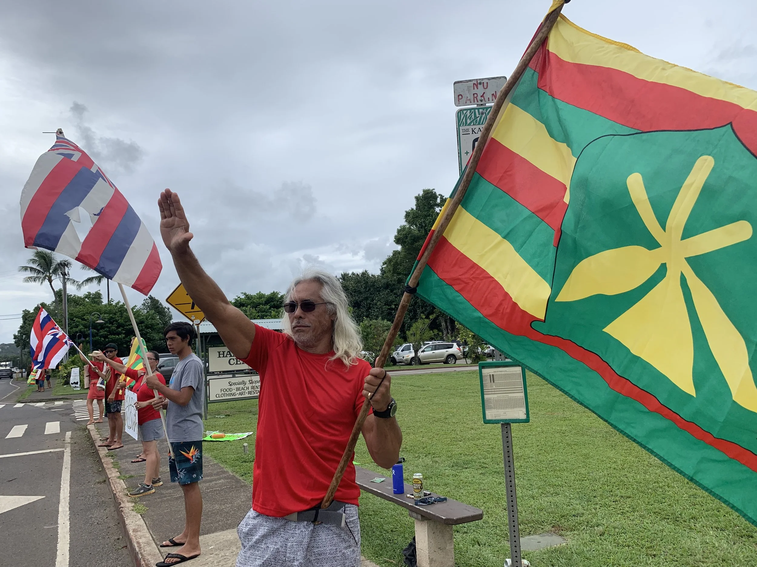 2018 Hanalei, Holding space for Mauna Kea