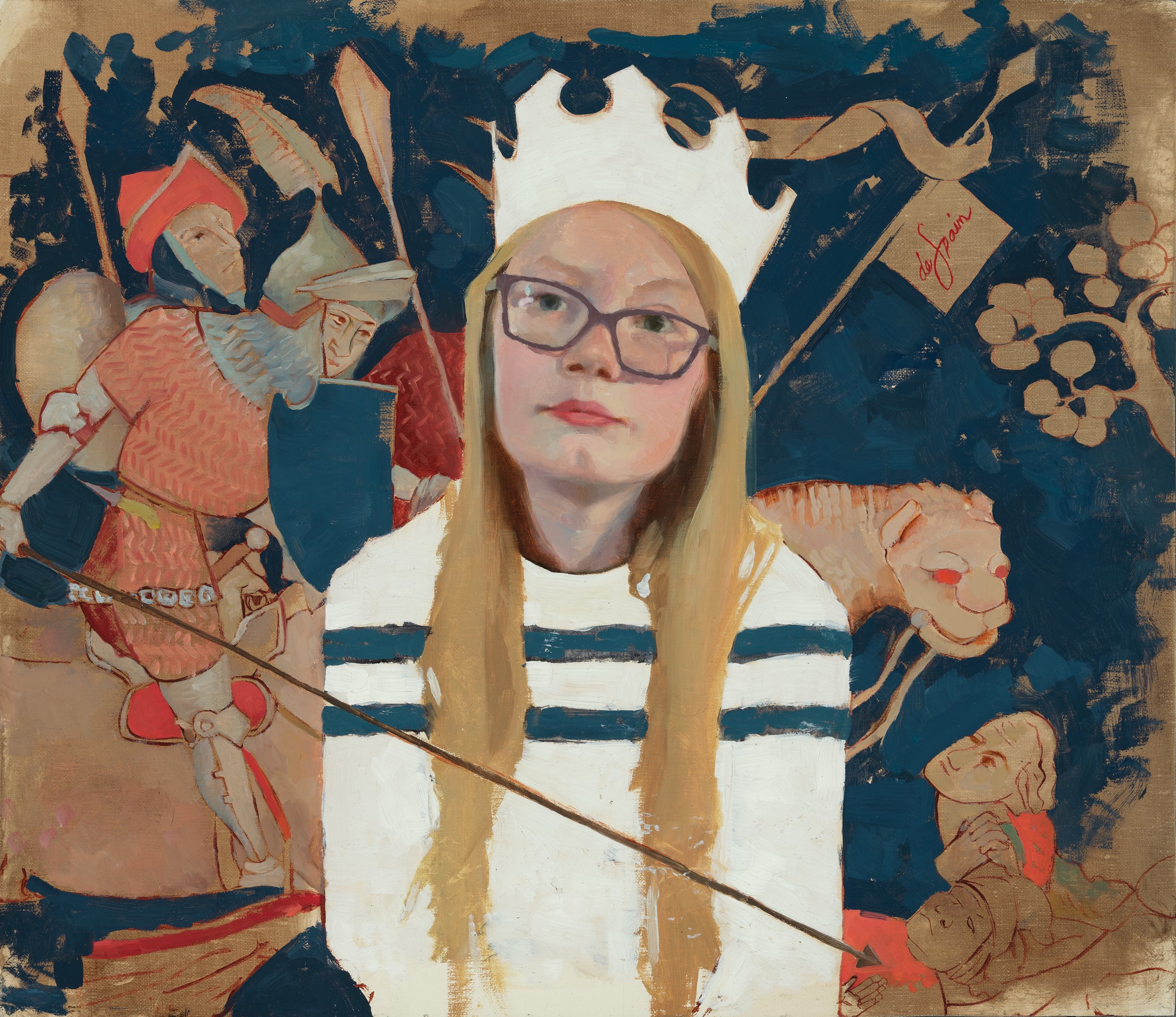 Kingdom Come, Oil on Linen, 3 x 15in,
$2,500.00, Compass Gallery, Provo UT
