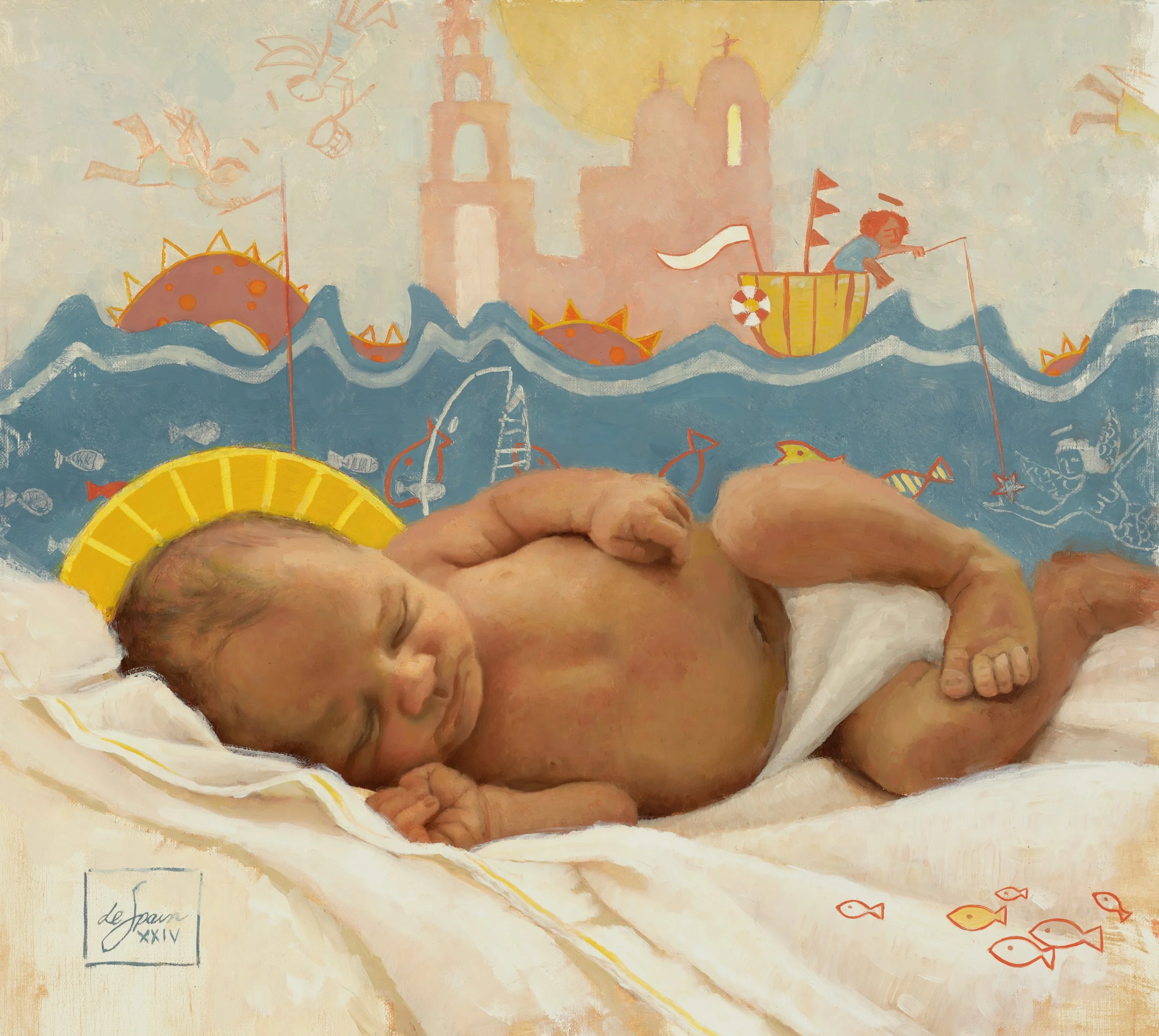 "Fisher of Men", Oil on Linen