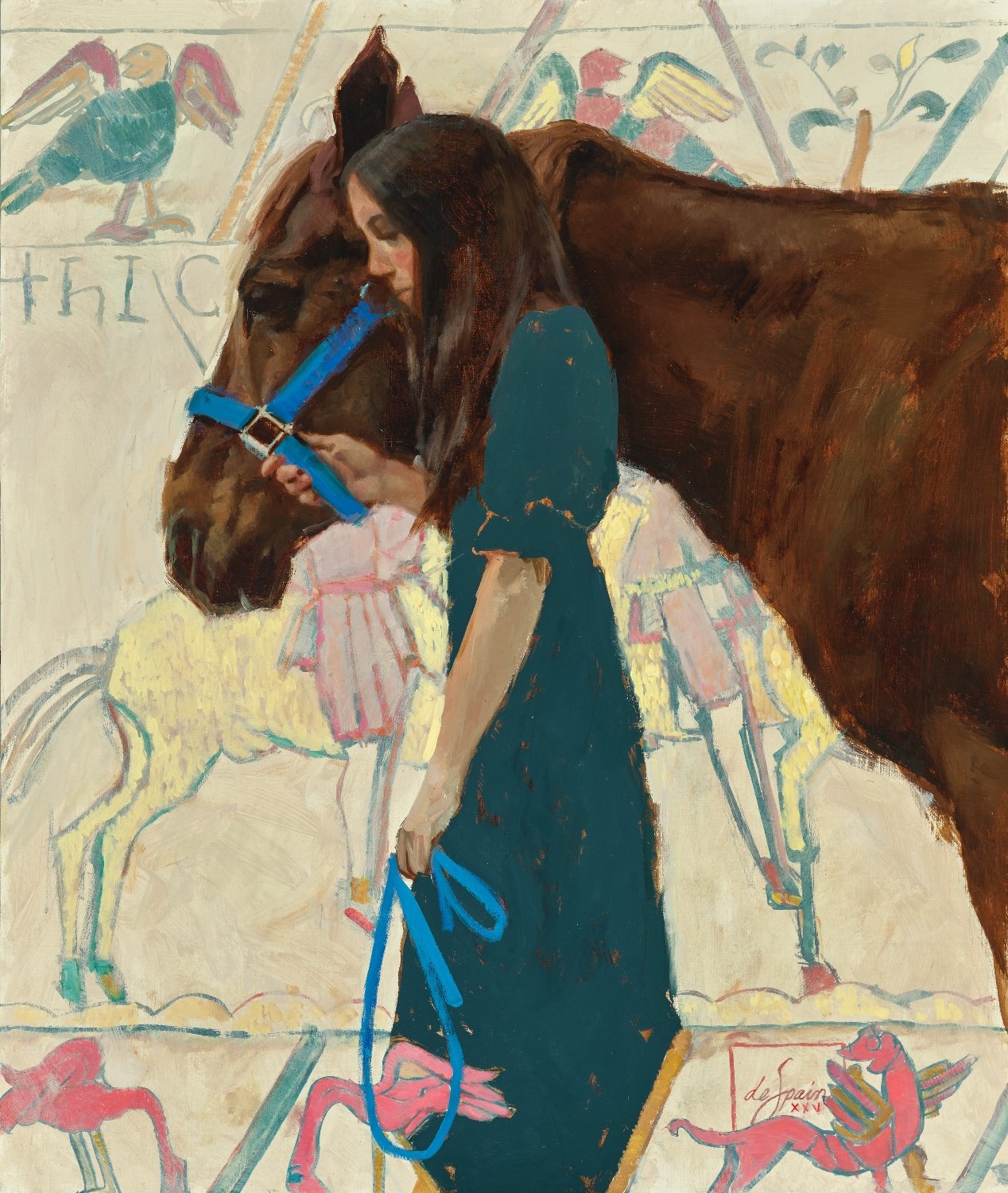 "War Horse", Oil on Linen, (Exhibitions- Colorado Governor's Show 2025)