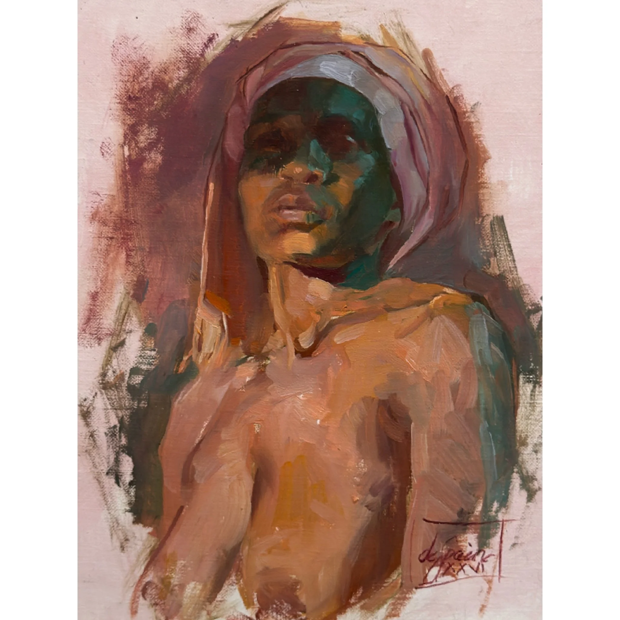 Pink Scarf