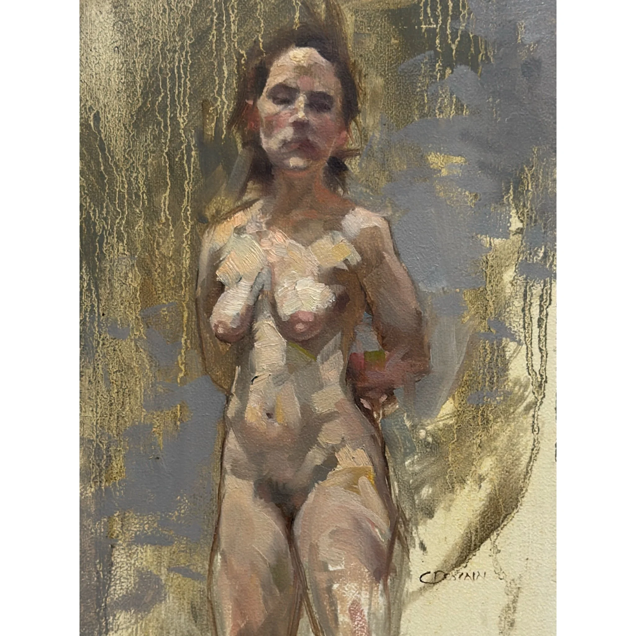 Standing Figure under light