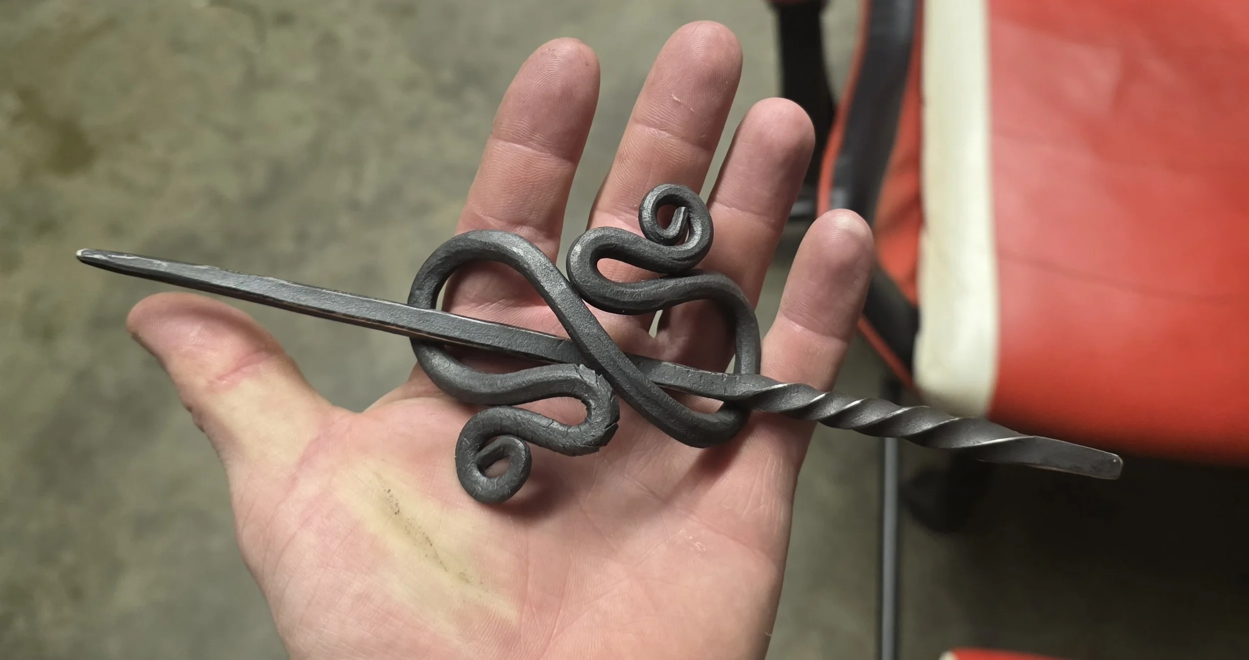 Hand Forged Hair Pin