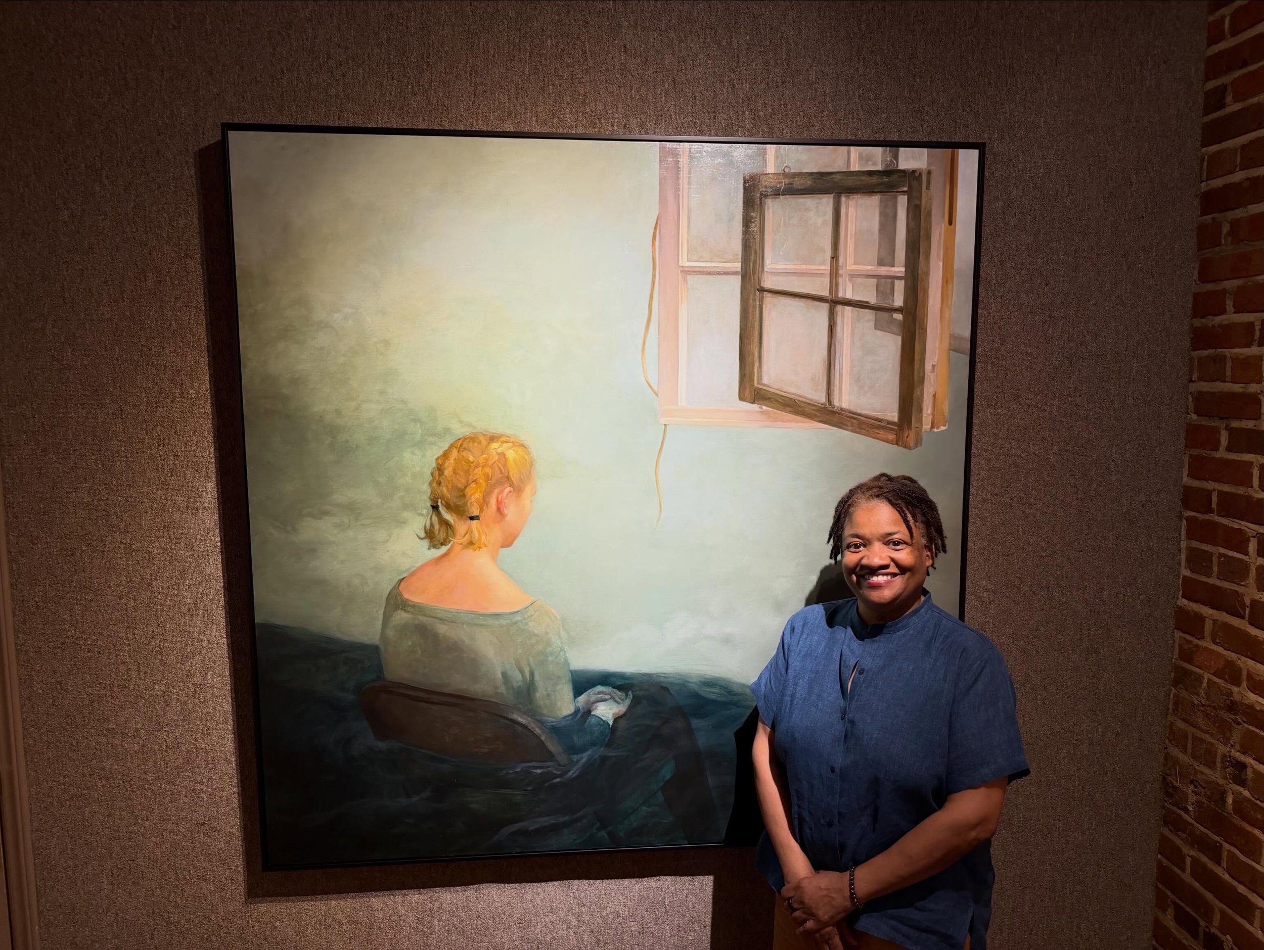 Beverly McIver paid us a visit earlier this week and posed with a few of her favorite paintings from Alia El-Bermani&rsquo;s Perennial. 

We love seeing our artists support each other!

Perennial remains on view through July 11th. 

#cravenallengalle