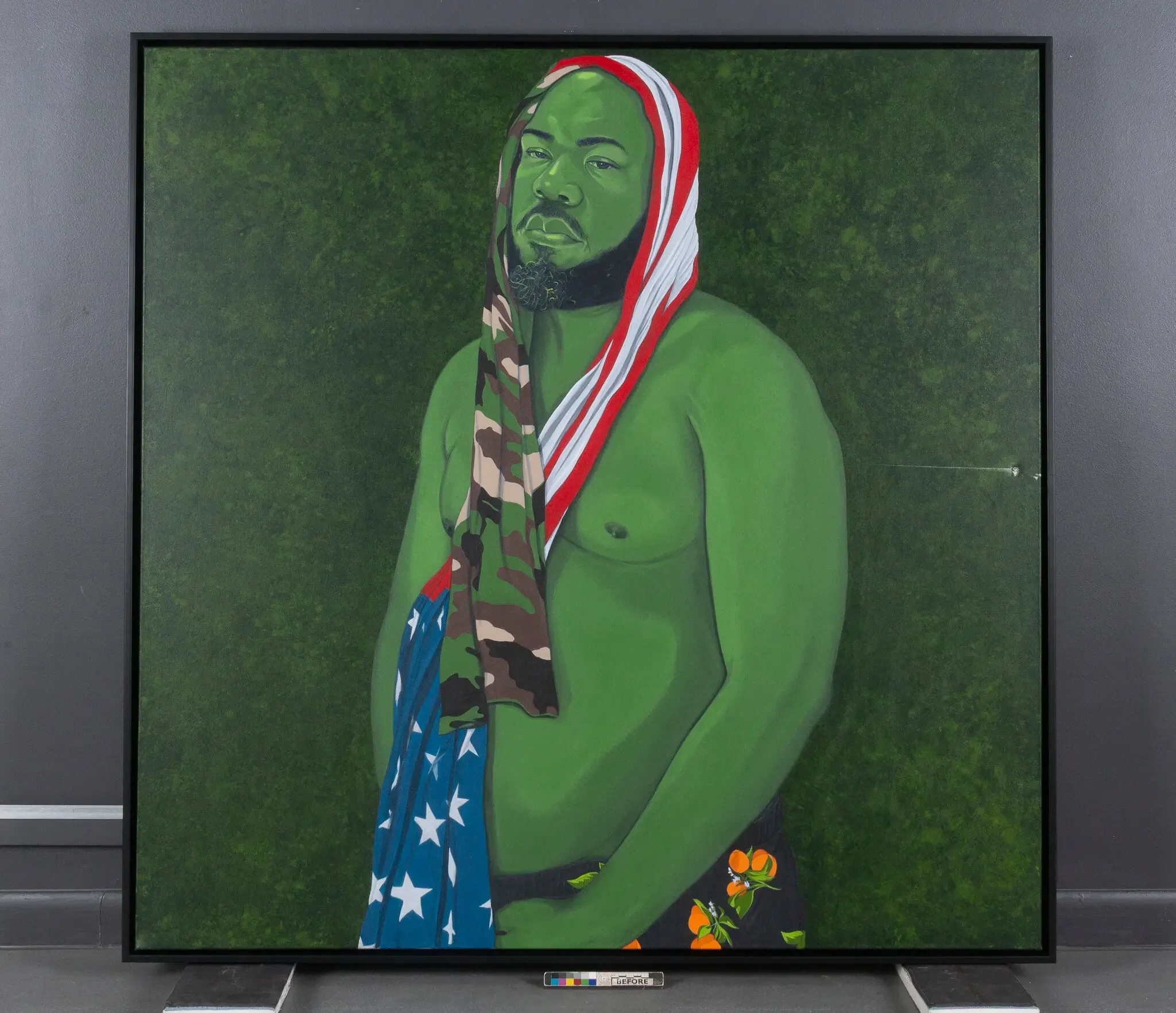 Clarence Heyward Painting Vandalized in Houston