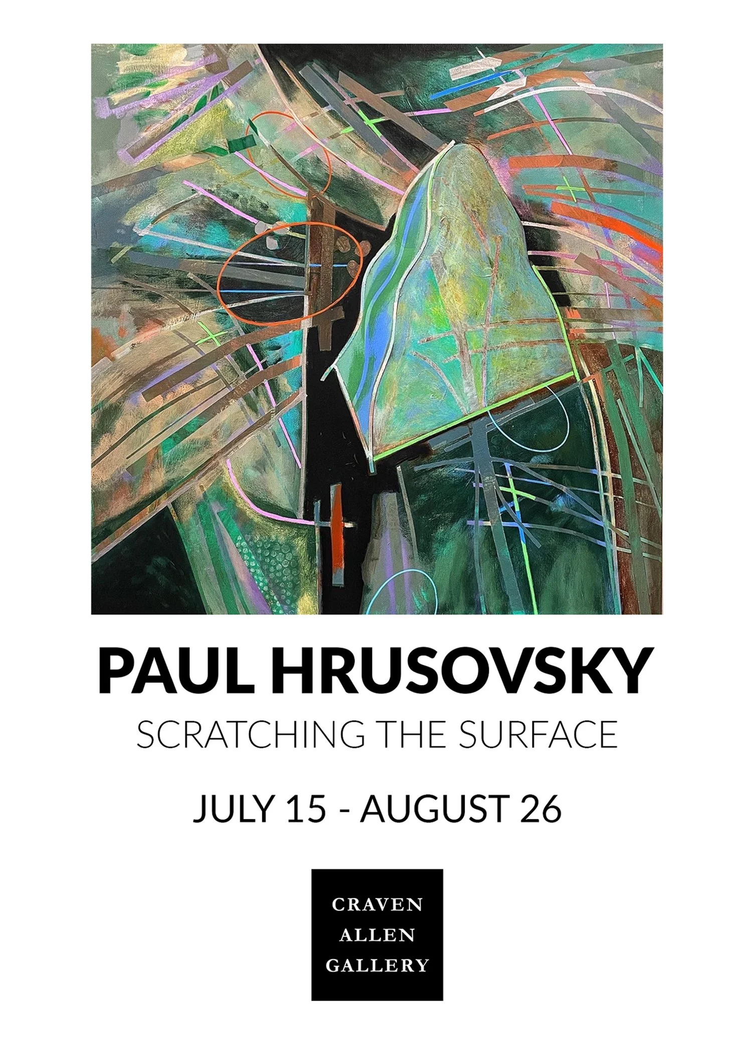 Paul Hrusovsky Exhibition Scratching the Surface