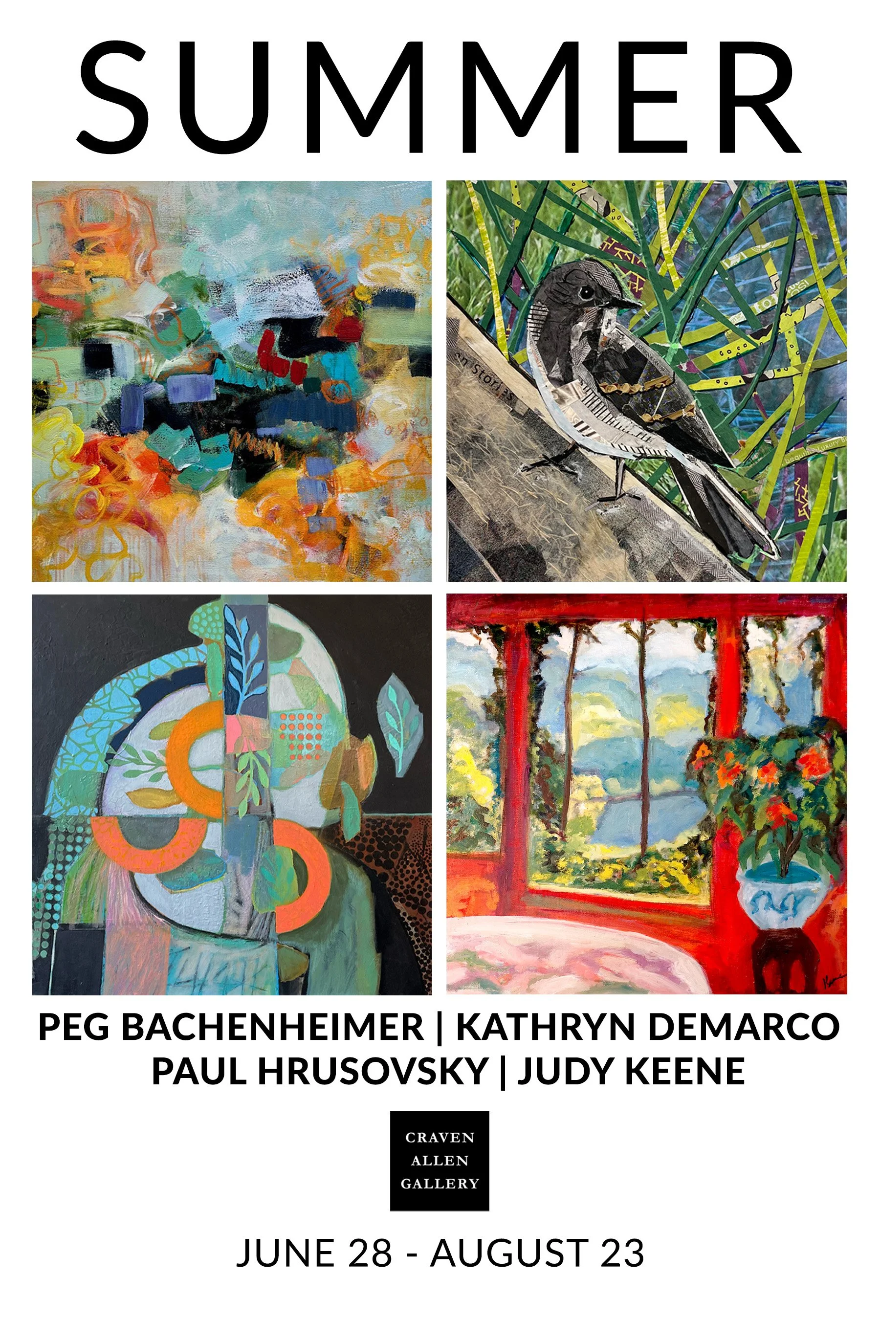Bachenheimer DeMarco Hrusovsky Keene Exhibition Summer