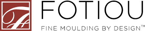 FOTOU logo with stylized 'F' in a maroon square and text 'FOTOU' with tagline 'FINE MOULDING BY DESIGN'