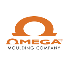 Logo of Omega Moulding Company with an orange omega symbol and company name underneath.