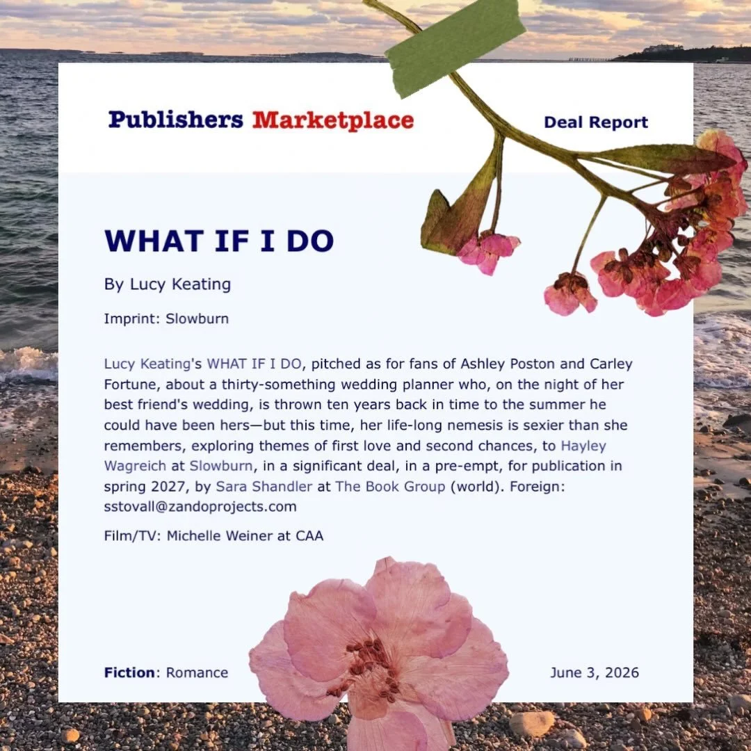 WELL HELLO. I come bearing news.

I am so excited to finally share that my adult debut, WHAT IF I DO, is coming Summer 2027 from @slowburn.reads! 

I cannot wait to welcome readers to Waverly, Massachusetts, where moonlit swims are the norm, eccentri