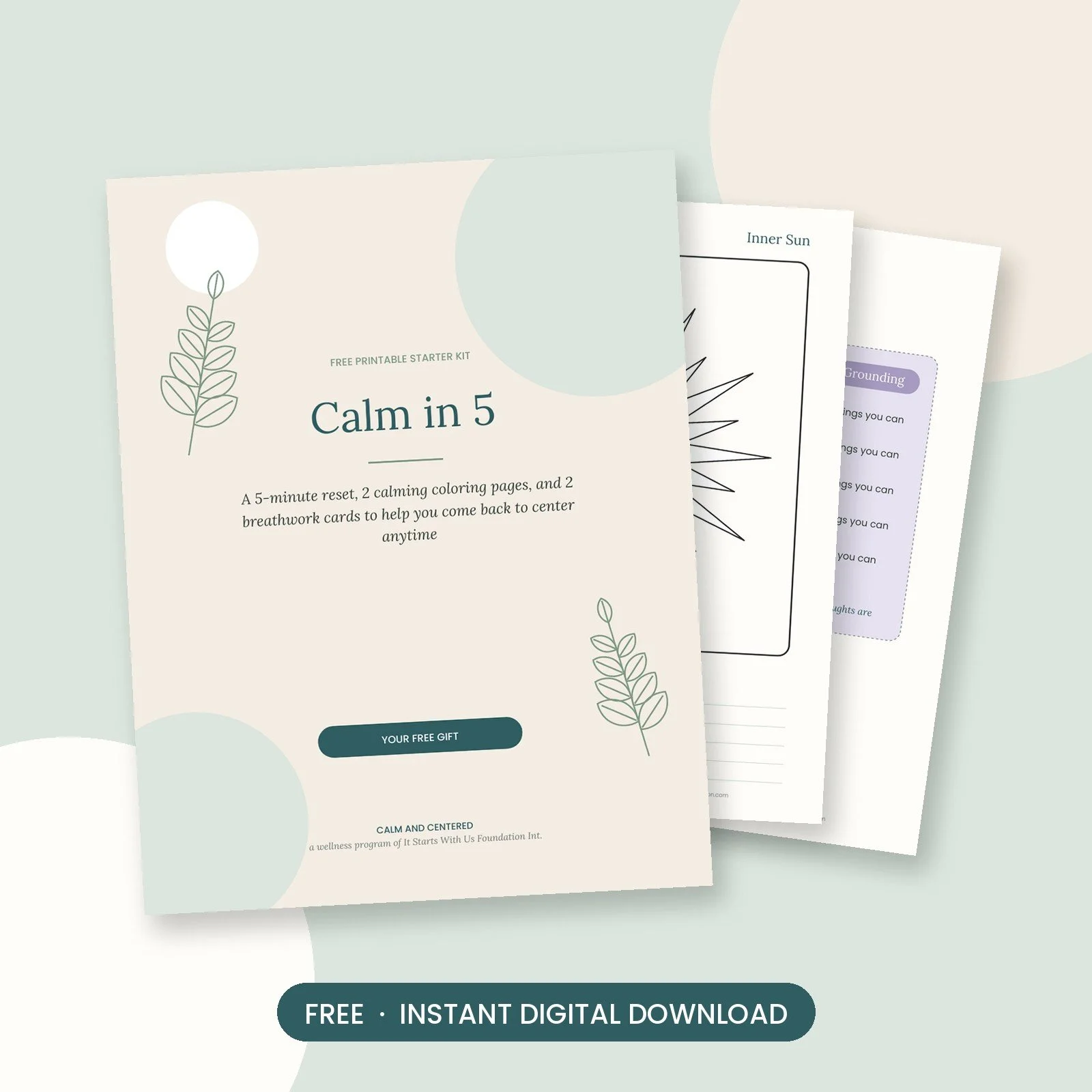FREE Calm in 5 Starter Kit