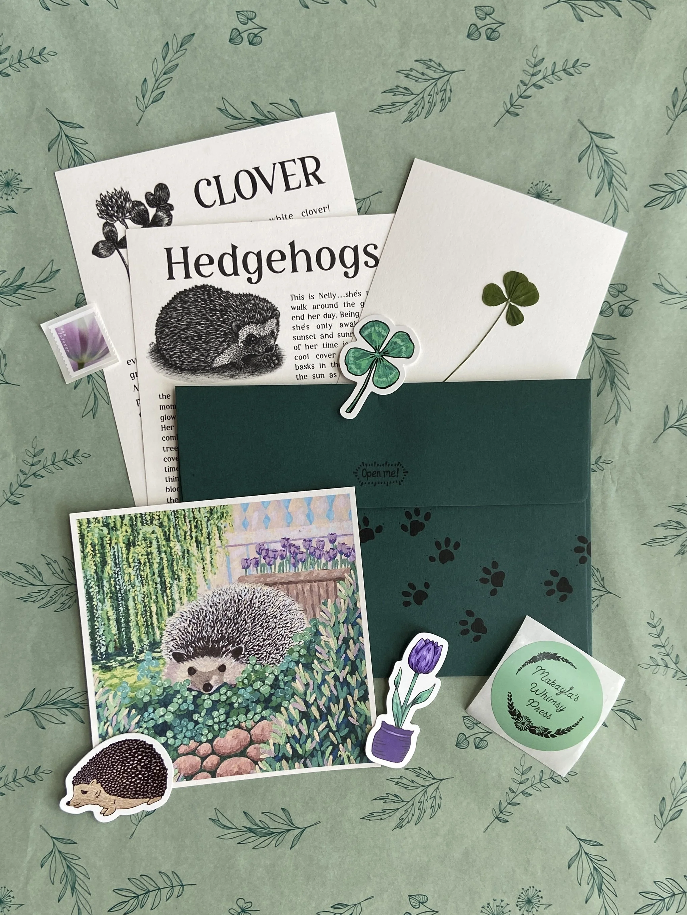 September 2026: Hedgehog and Clover! Subscribe Here!