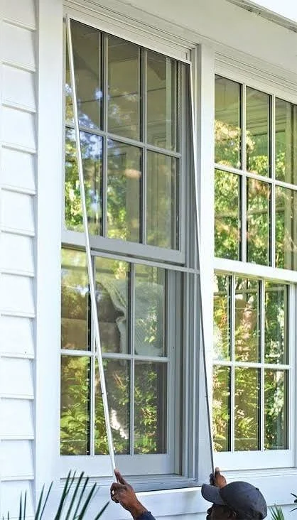 window screen cleaning