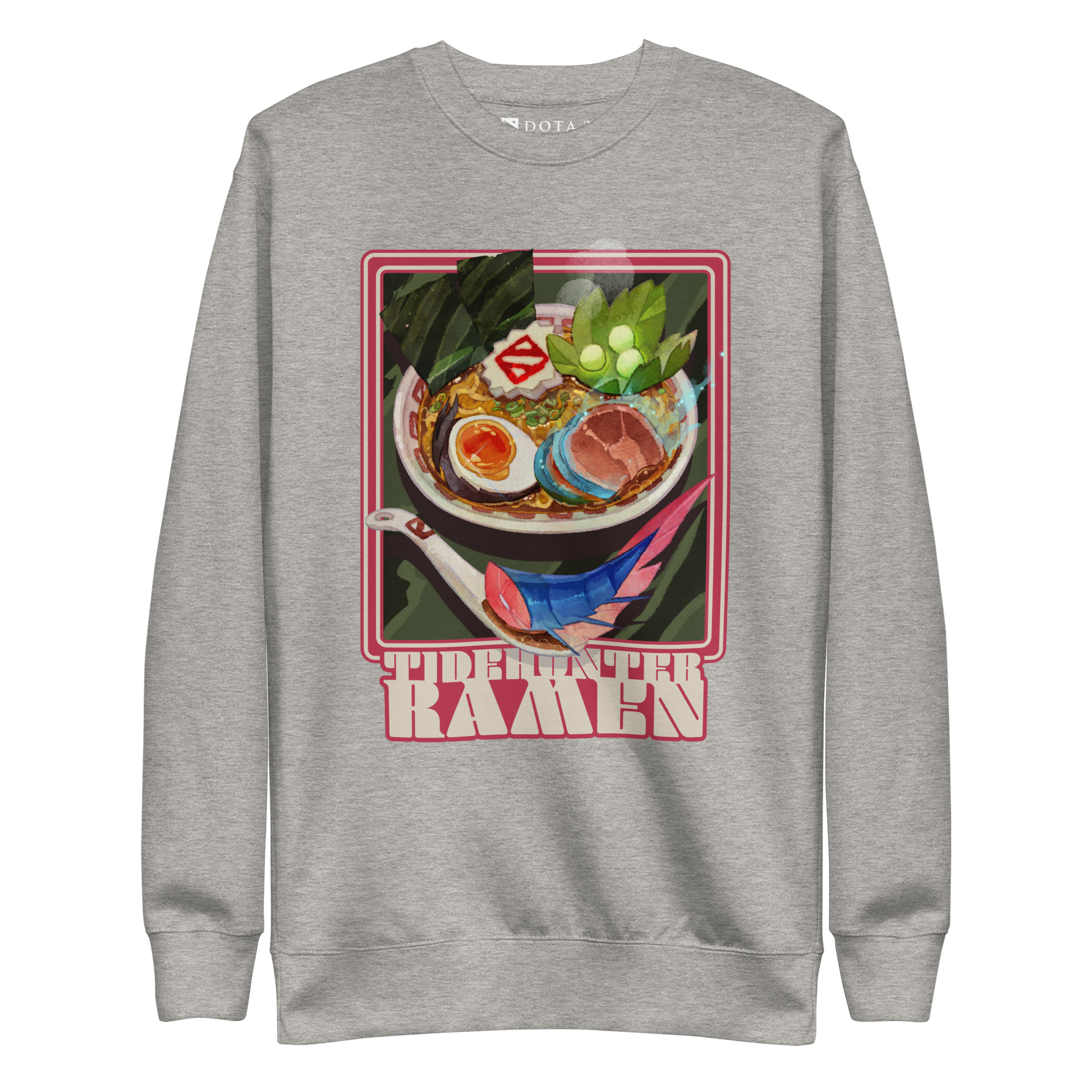 Tidehunter Ramen Sweatshirt - Athletic Heather.png