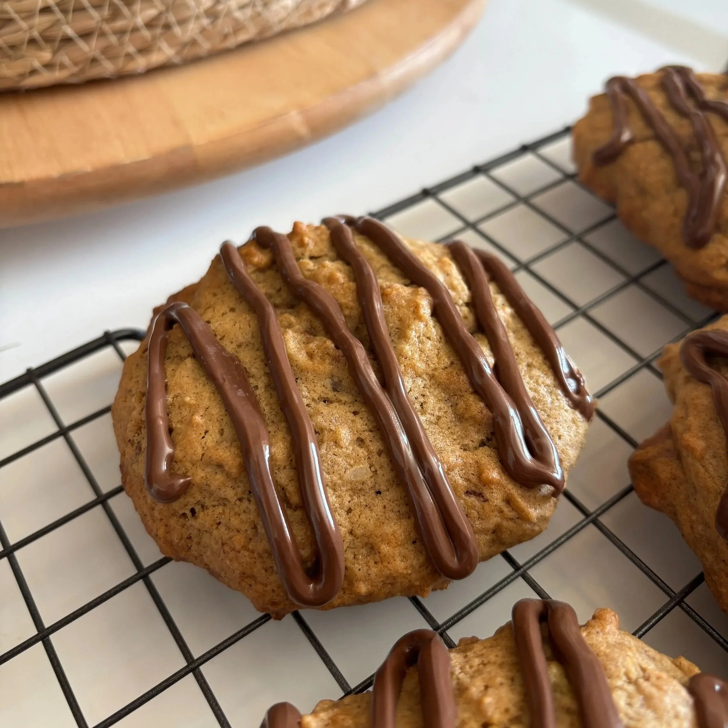 Banana Bread Cookie w/ Nutella
