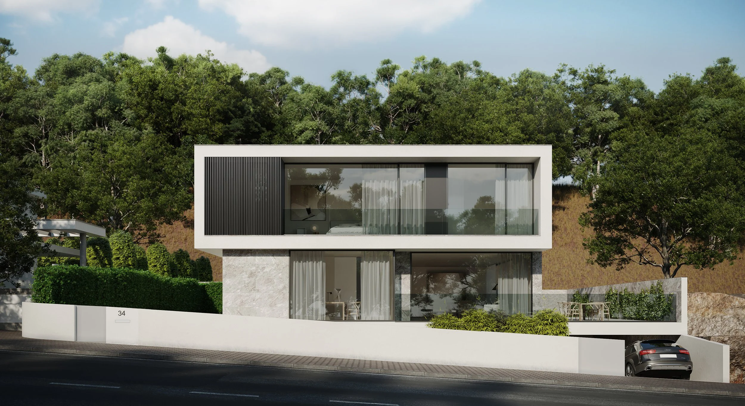Tiago Frazao - Arquitecto - Moradia em Leiria - Quinta da Bela Vista - Cortes .jpg