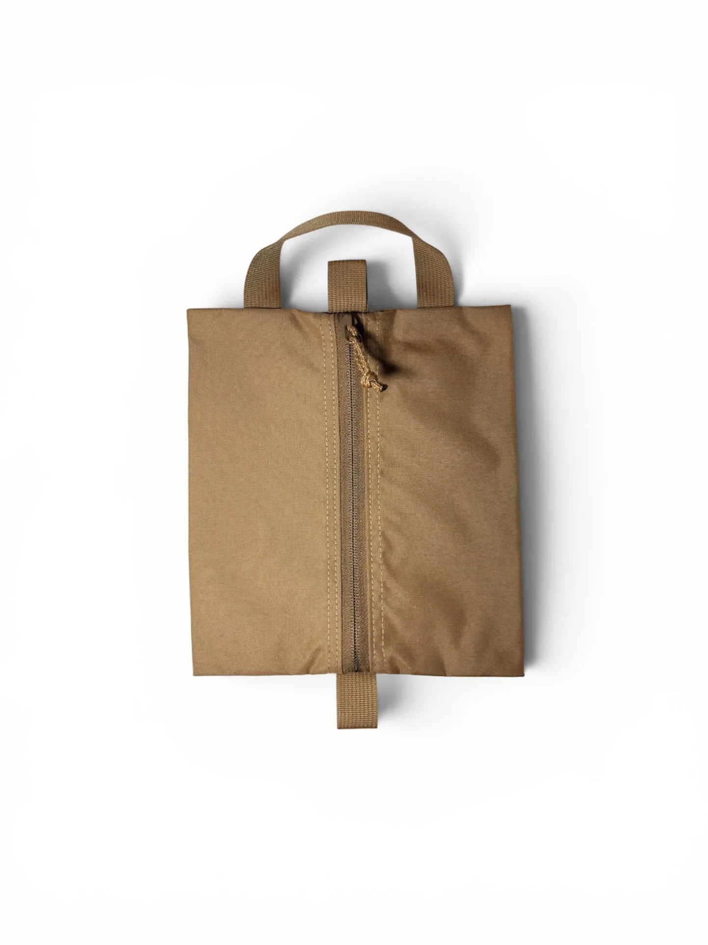 Organizer Pouch - Center-Zip - Coyote Brown - 10 x 9"