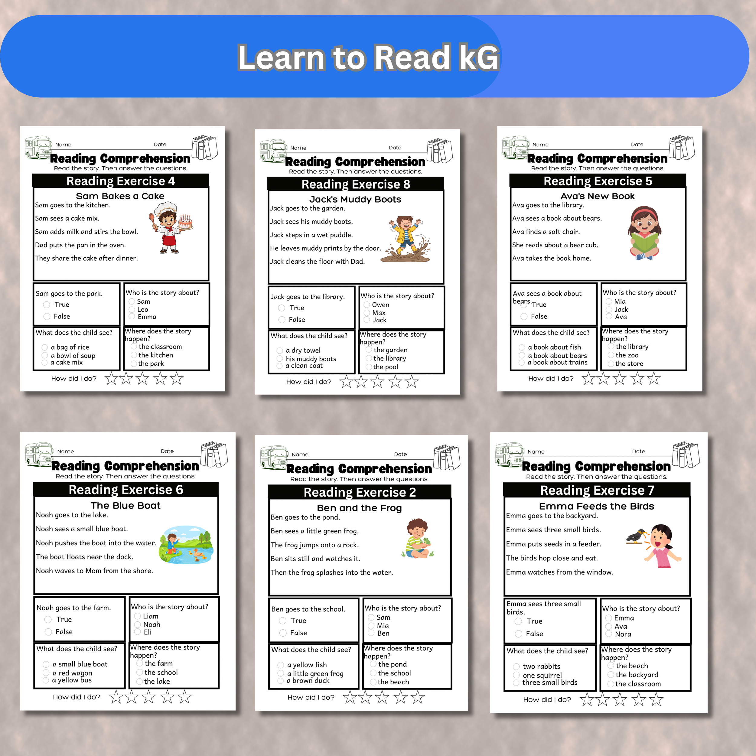 Reading Comprehension 1st Grade - 6.PNG