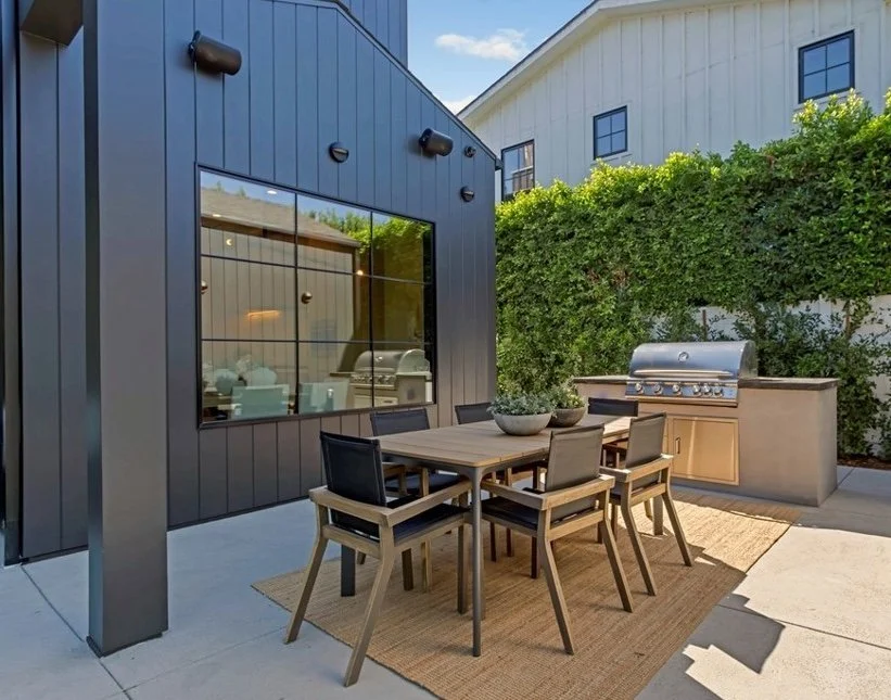 Luxury real estate outdoor staging in Studio City, CA