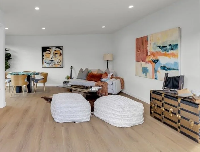 Mid century home staging for a listing in Southern California
