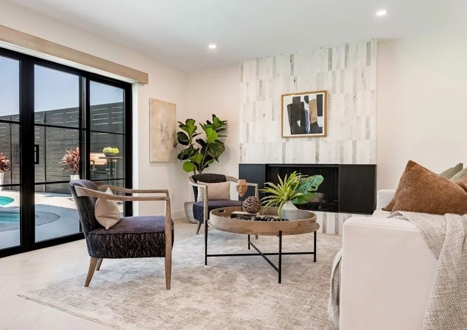 Seal Beach luxury vacant home staging for a listing 
