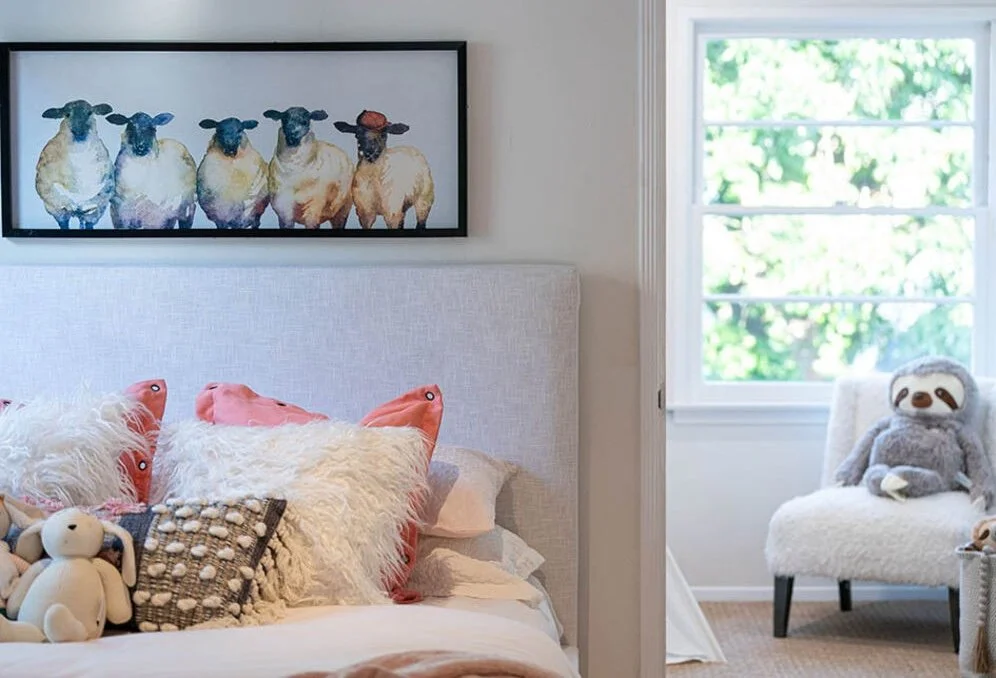Vacant home staging for a child's bedroom in San Fernando Valley, CA