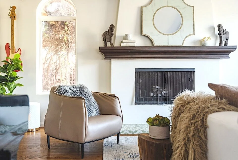 Luxury contemporary home staging for a property for sale in San Fernando Valley, CA