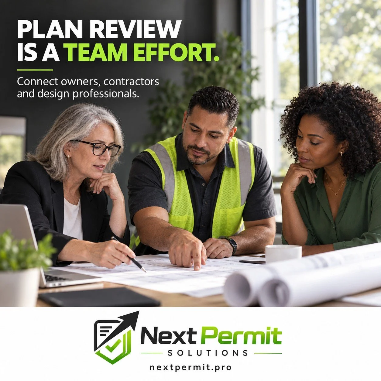 A reviewer&rsquo;s question may need input from several people. Connecting owners, contractors and design professionals helps organize a coordinated response.

📧 contact@nextpermit.pro
🌐 NextPermit.pro

#NextPermit #PlanReview #PermitCoordination #