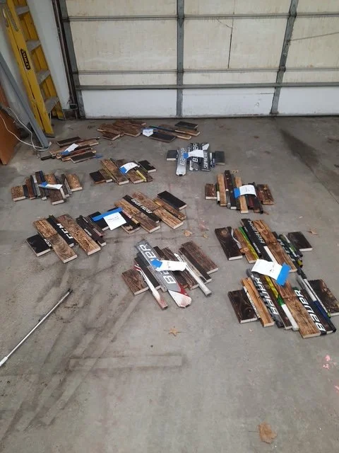 Staying organized during a larger school order...can't park my truck in the garage anymore 