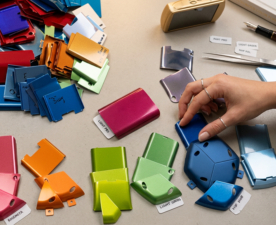 Color, material and finish