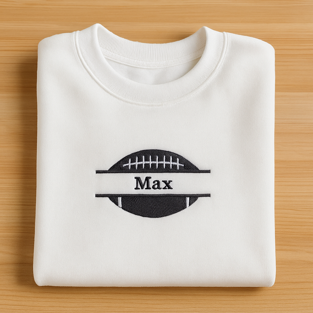 Custom Name Football sweatshirt
