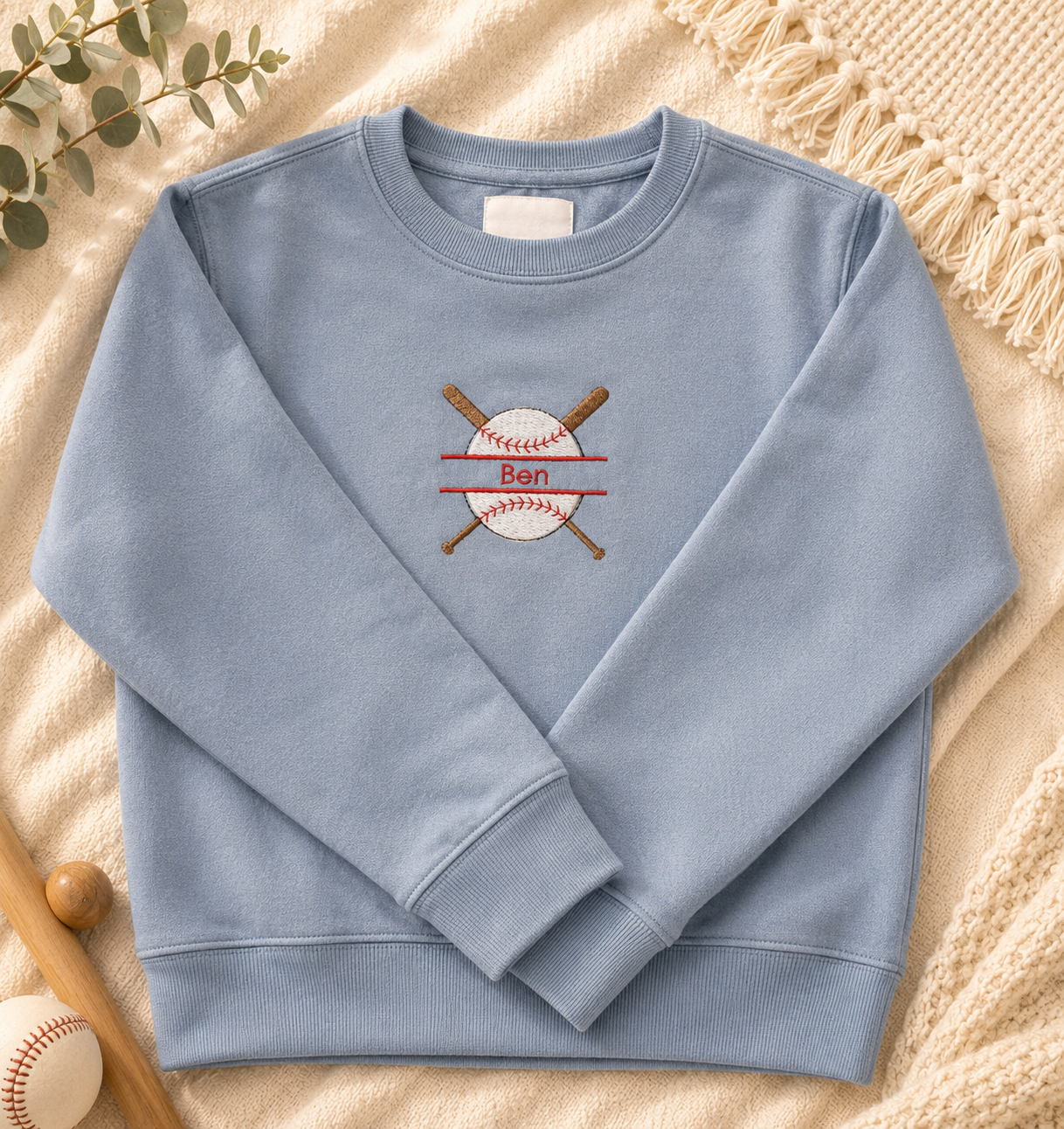 Baseball Name Sweatshirt