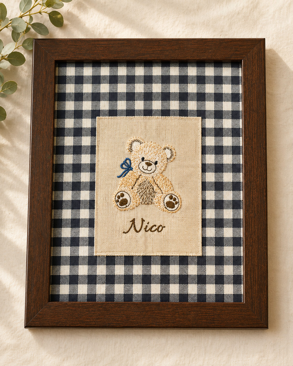 Custom Name Bear Frame
