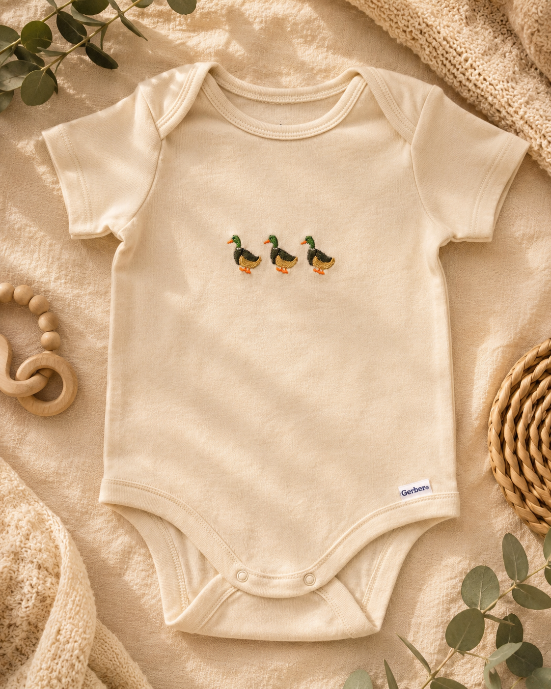 Duck baby  onesie
