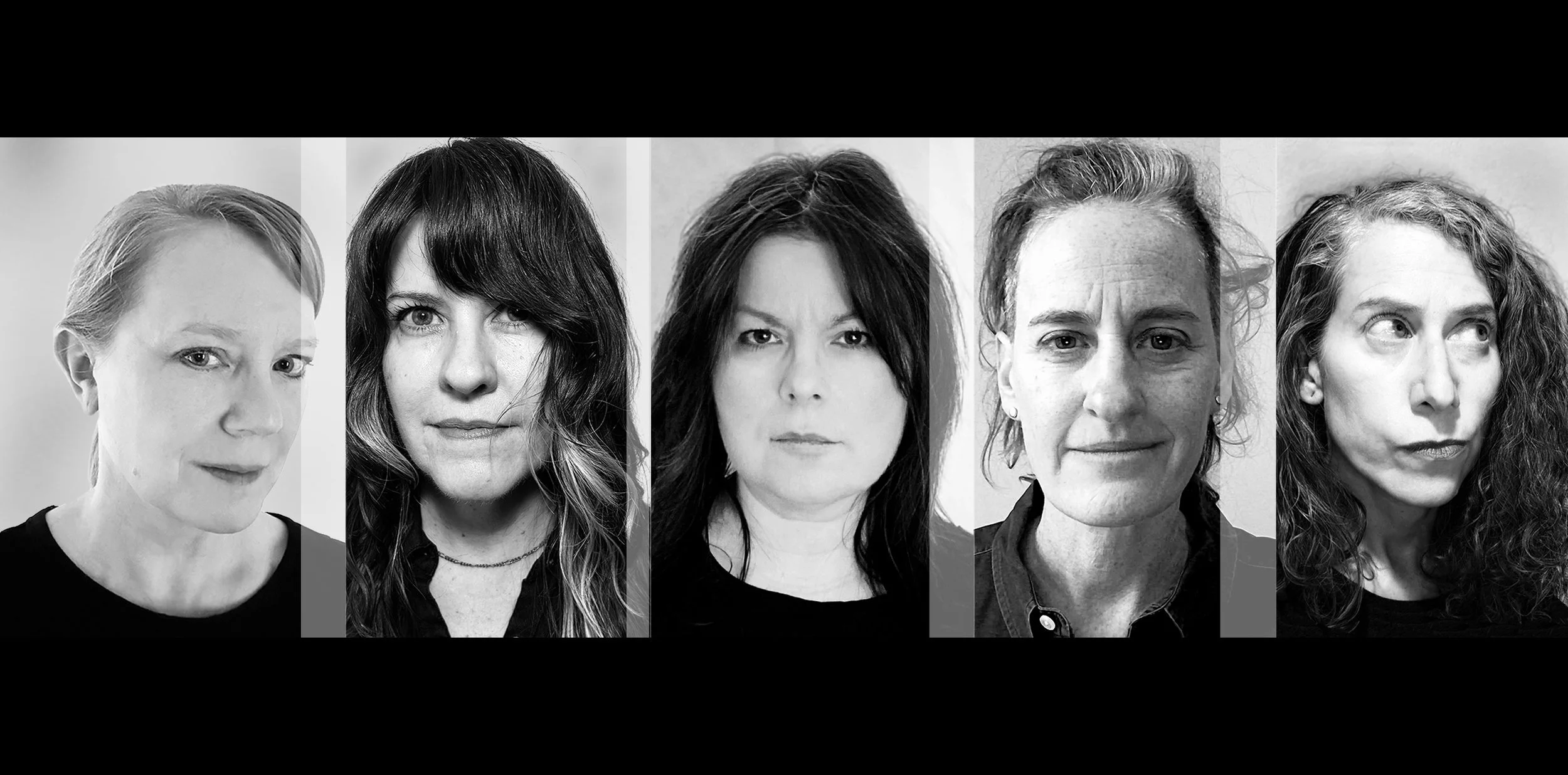 Bodysnatchers Band Portrait - in the style of Radiohead's headshot strip