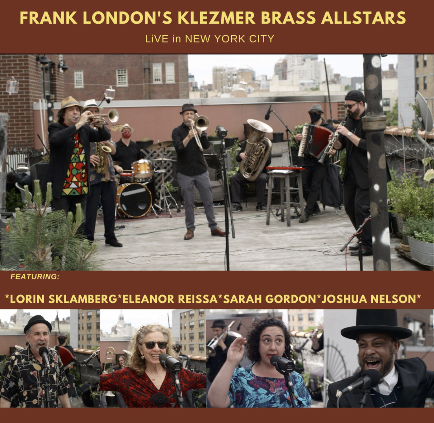 
Frank London's Klezmer Brass Allstars, Rooftop Concert, 2020