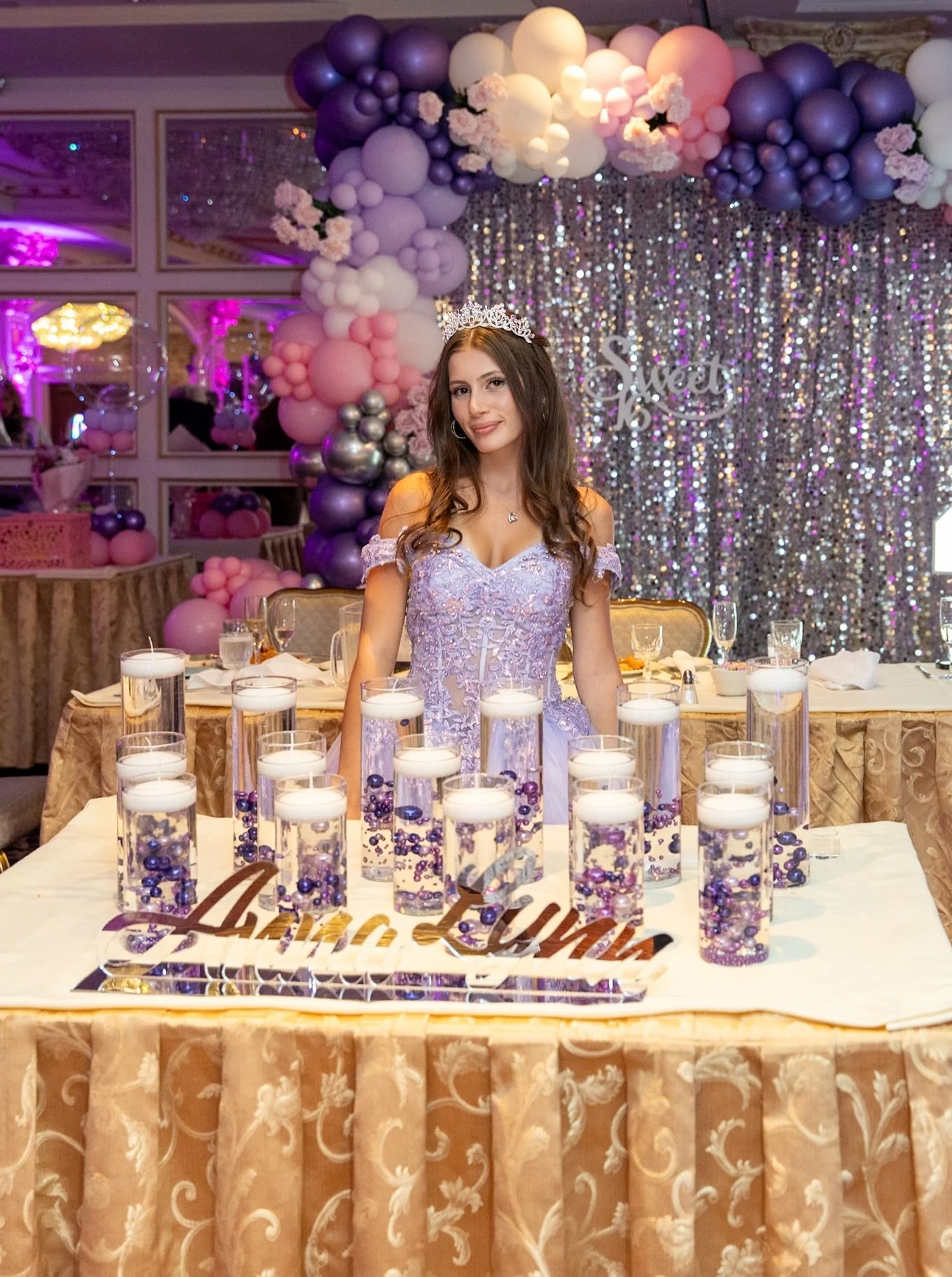 Part two of Anna Lynn&rsquo;s Sweet 16 👑✨

Her night at Verdis was pure magic &mdash; the portraits, the dancing, the family, every frame told a story. 📸

Birthday Girl 👑: @anna5lynn 
Photos 📸: @mikemarronephotography 
MC 🎤: @kevinwarren0690 
DJ