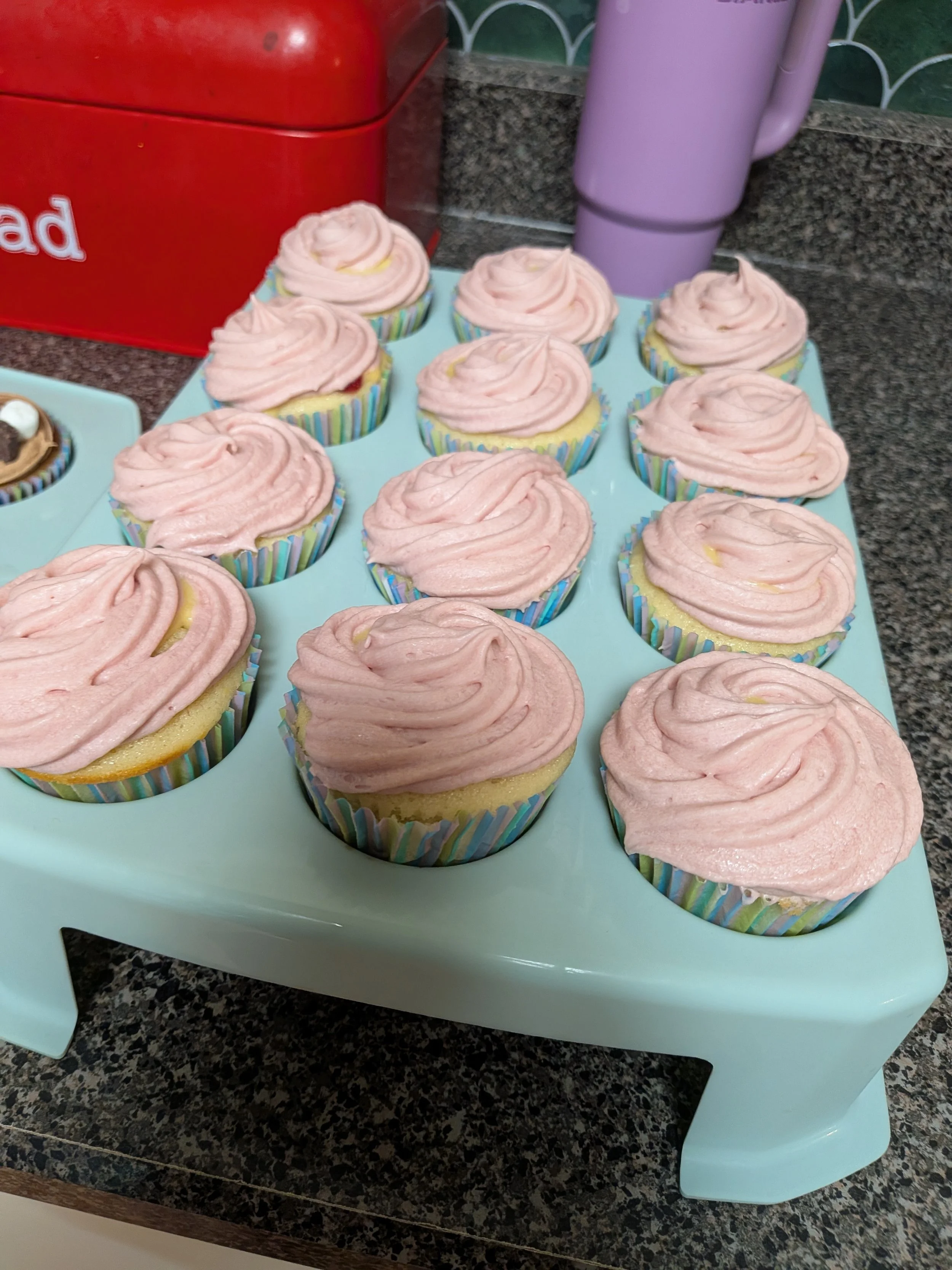 Cupcakes - Lemon Raspberry Jam