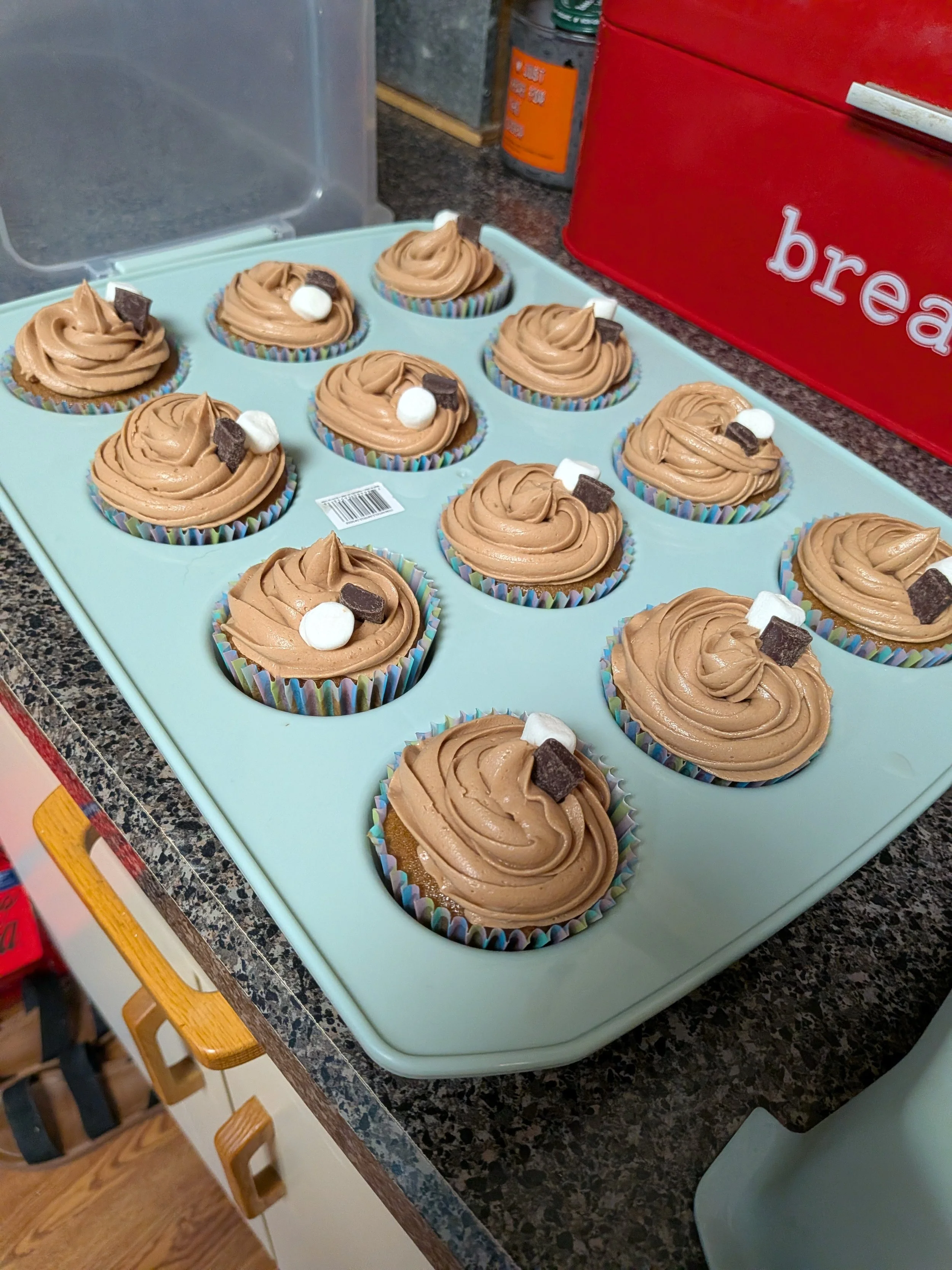 Cupcakes - Mocha (Espresso, Chocolate & Hazelnut)