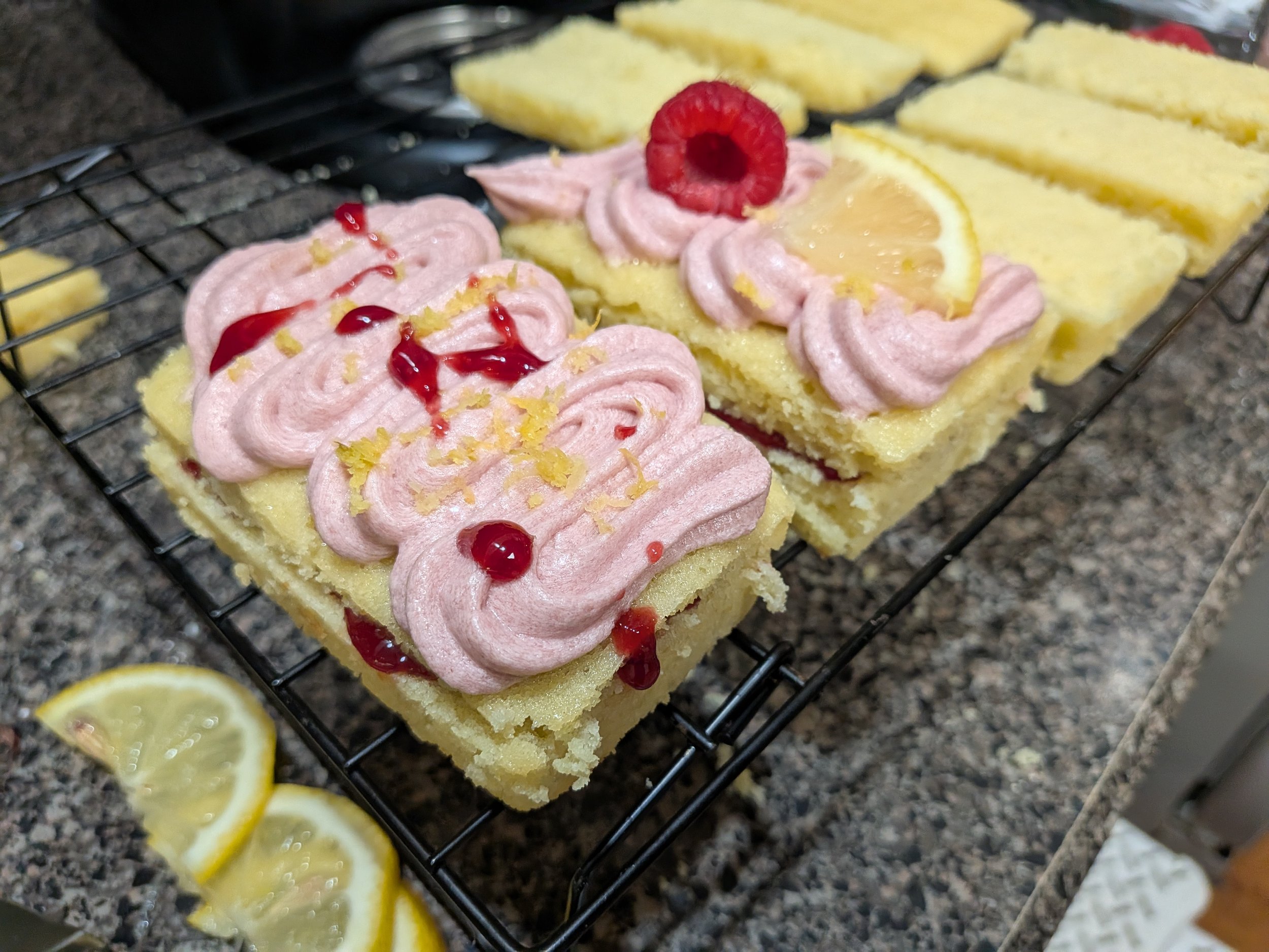 Cake - Lemon Raspberry Jam