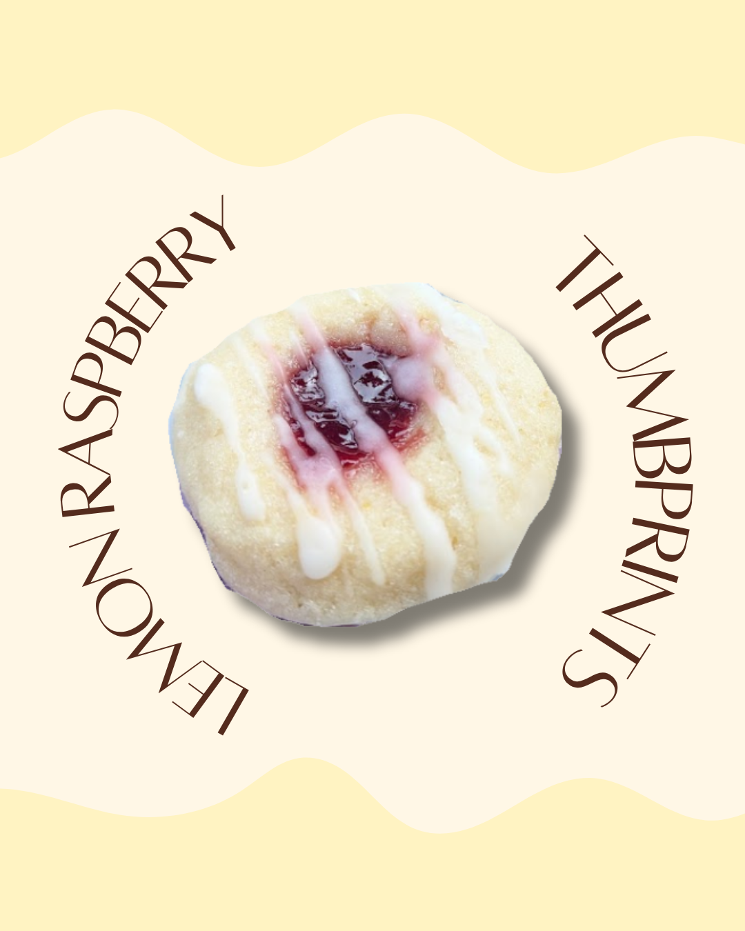 Lemon Raspberry Thumbprint Cookies