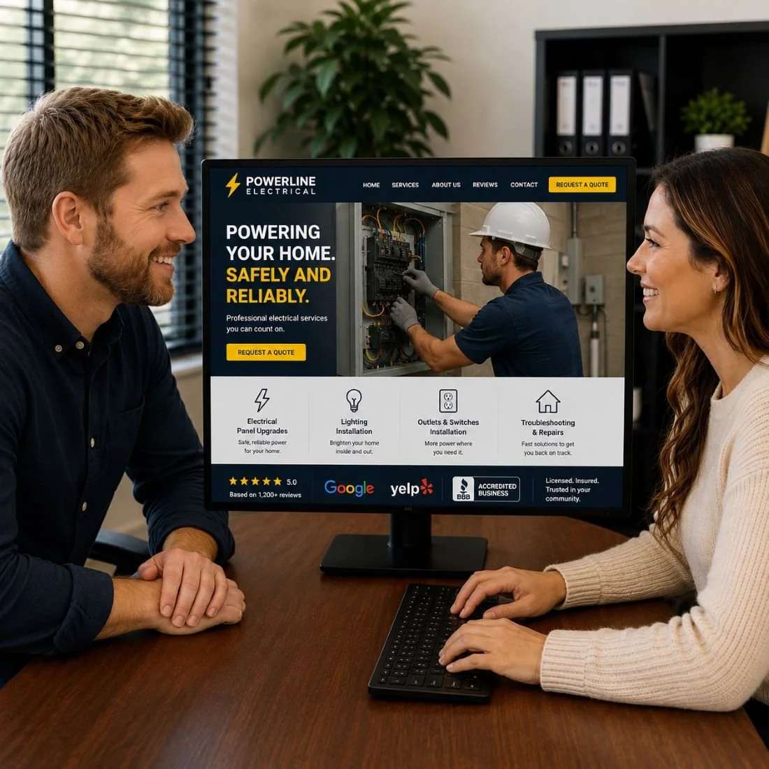 An image of a marketing meeting