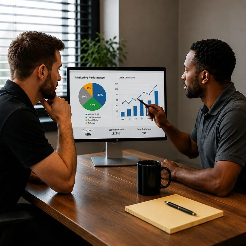 An image of a marketing meeting