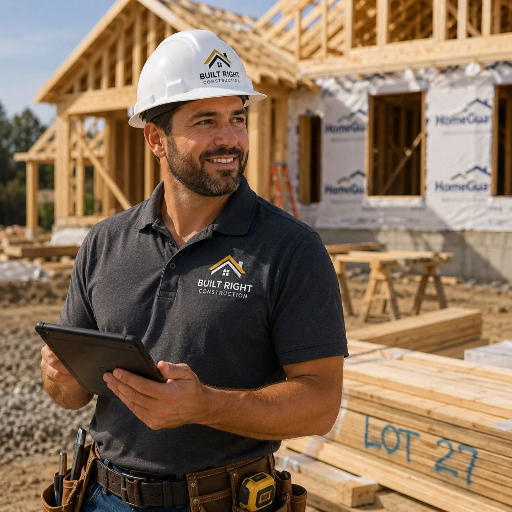 Image of a construction employee at work